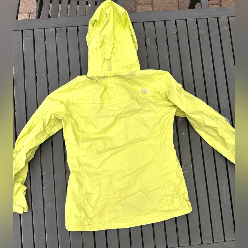 Neon Marmot rain jacket